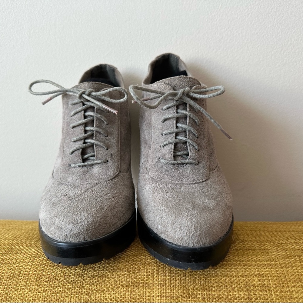 Gray Suede Booties - image 2